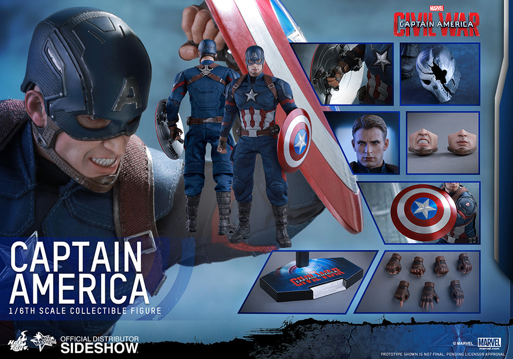 HOT TOYS CAPTAIN AMERICA 12" CAP AMERICA CW AF - immagine 10