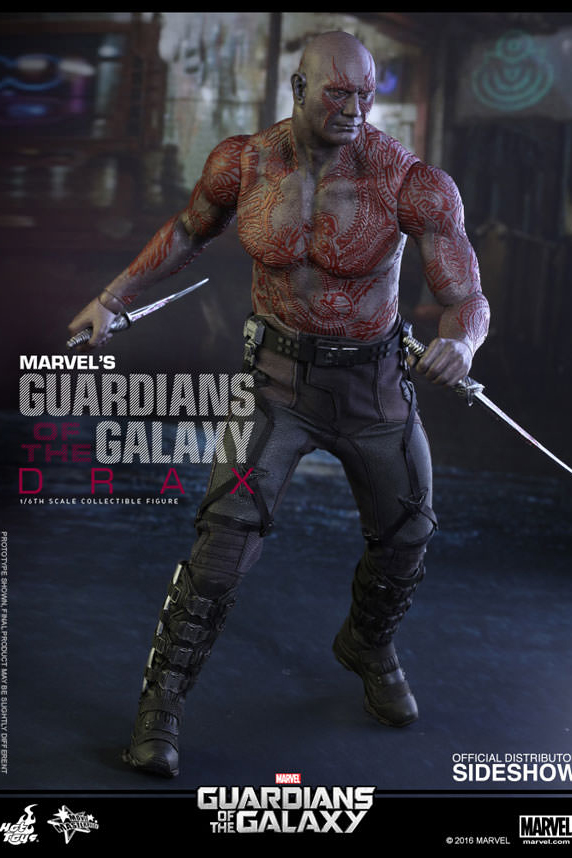 HOT TOYS GUARDIANS O/T GALAXY 12" DRAX DESTR AF - immagine 7