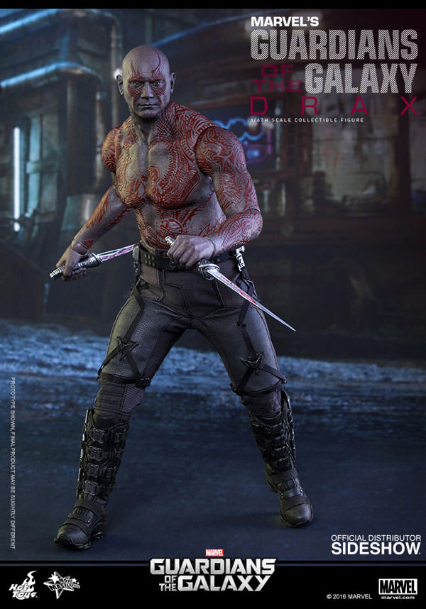 HOT TOYS GUARDIANS O/T GALAXY 12" DRAX DESTR AF - immagine 6