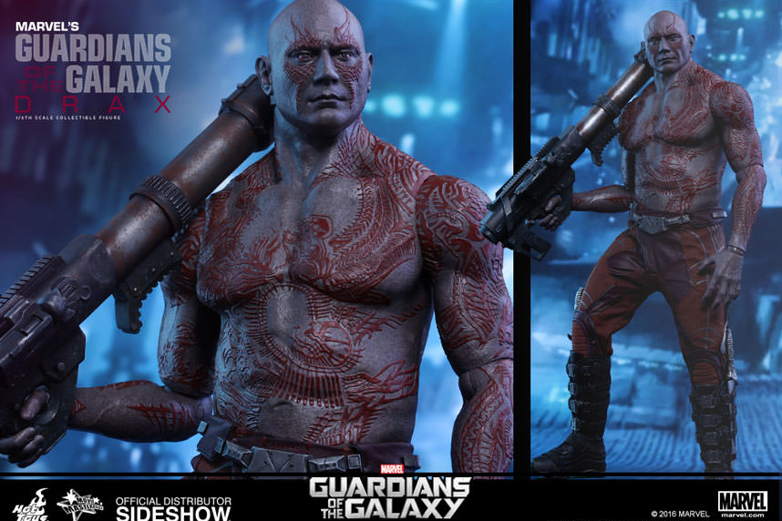 HOT TOYS GUARDIANS O/T GALAXY 12" DRAX DESTR AF - immagine 9