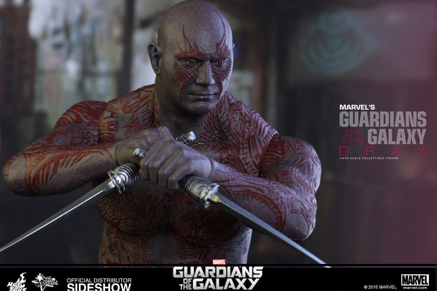 HOT TOYS GUARDIANS O/T GALAXY 12" DRAX DESTR AF - immagine 8