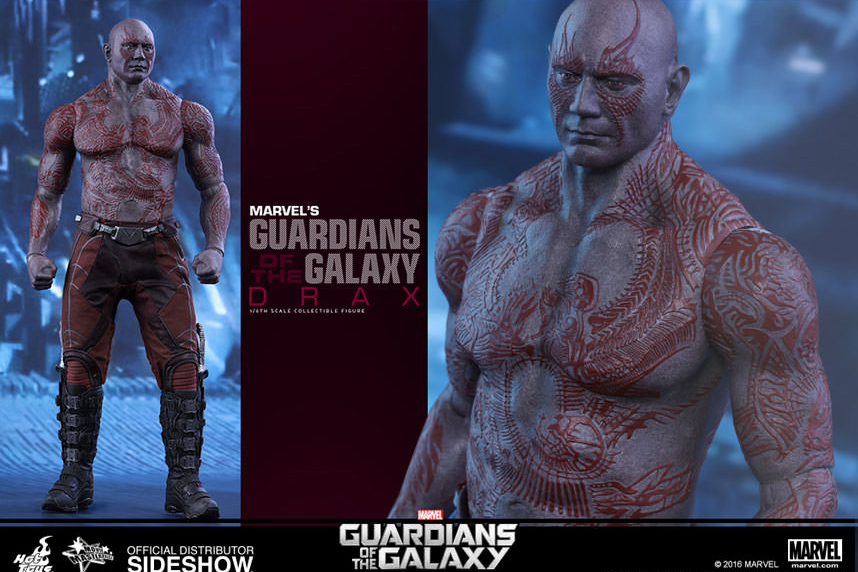 HOT TOYS GUARDIANS O/T GALAXY 12" DRAX DESTR AF - immagine 4