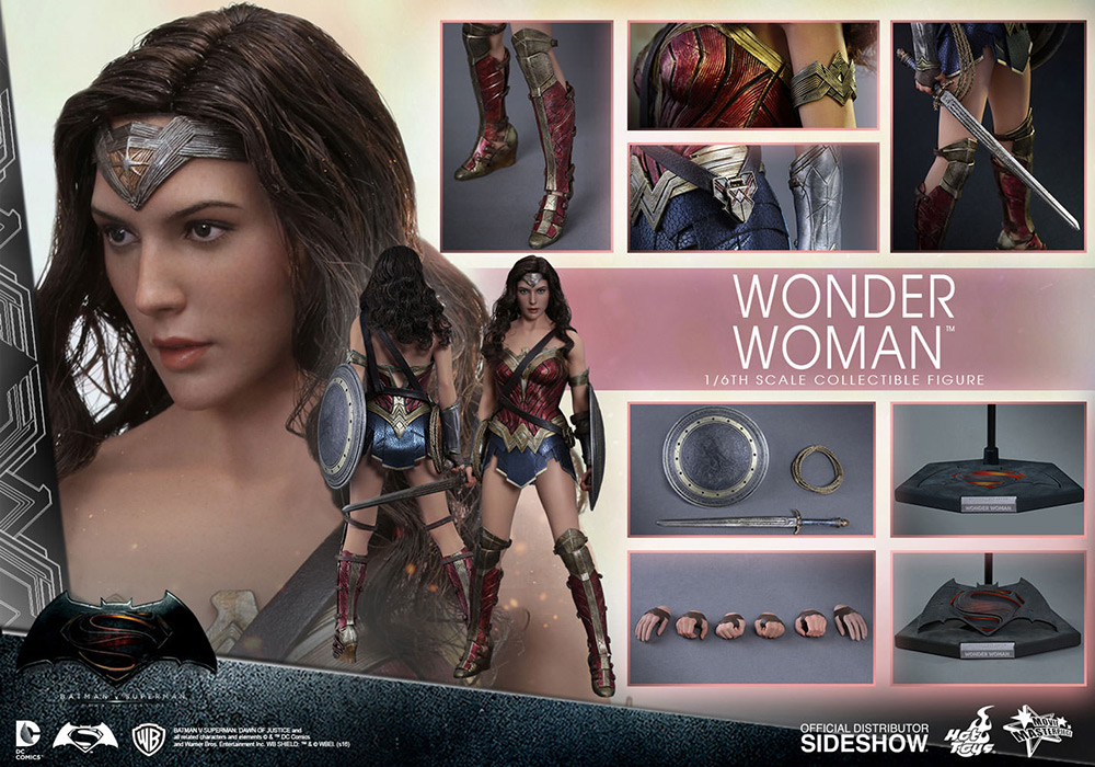 HOT TOYS BATMAN VS SUPERMAN 12" WONDER WOMAN AF - immagine 5