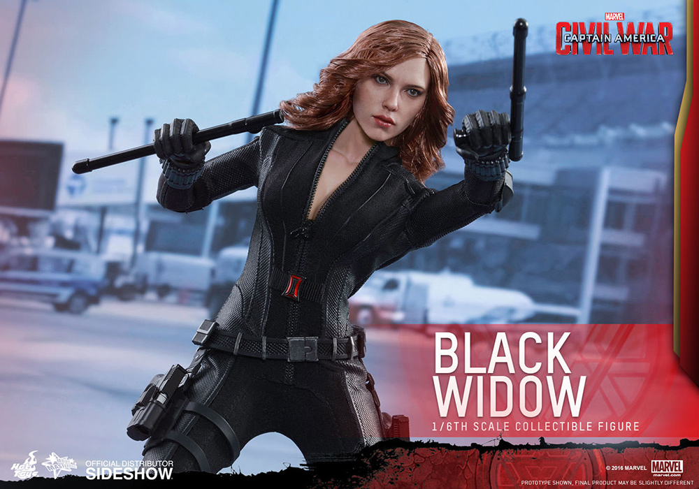 CAPTAIN AMERICA 12" BLACK WIDOW CW AF - immagine 3