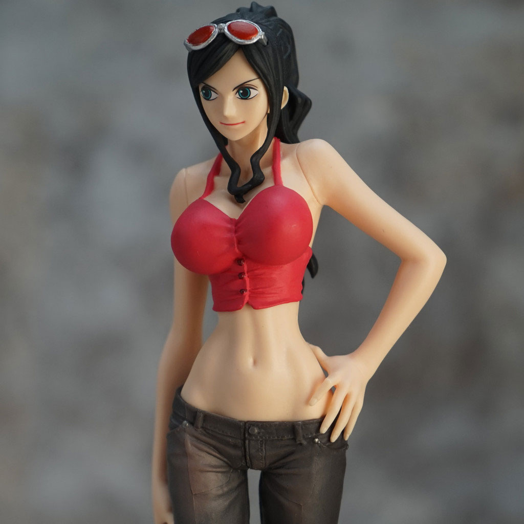 Banpresto Figure ONE PIECE JEANS FREAK VOL.3 - NICO ROBIN RED VERSION - immagine 7