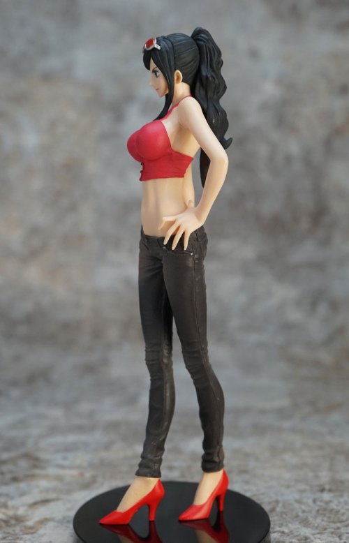 Banpresto Figure ONE PIECE JEANS FREAK VOL.3 - NICO ROBIN RED VERSION - immagine 5