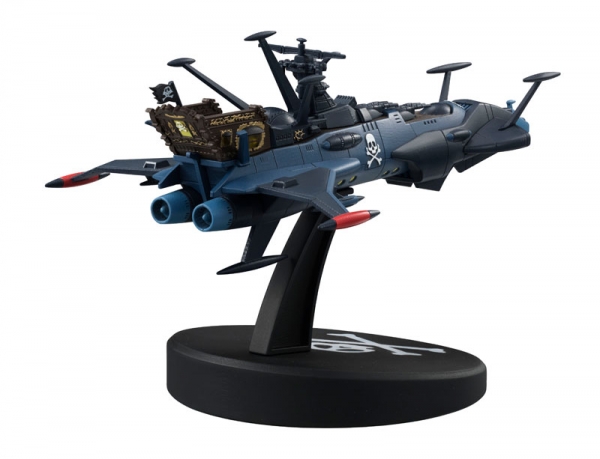 Megahouse Cosmo Fleet Special Space Pirate Captain Harlock Space Pirate Battleship Arcadia Figure - immagine 3