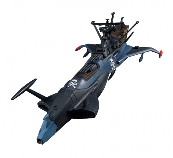 Megahouse Cosmo Fleet Special Space Pirate Captain Harlock Space Pirate Battleship Arcadia Figure - immagine 6