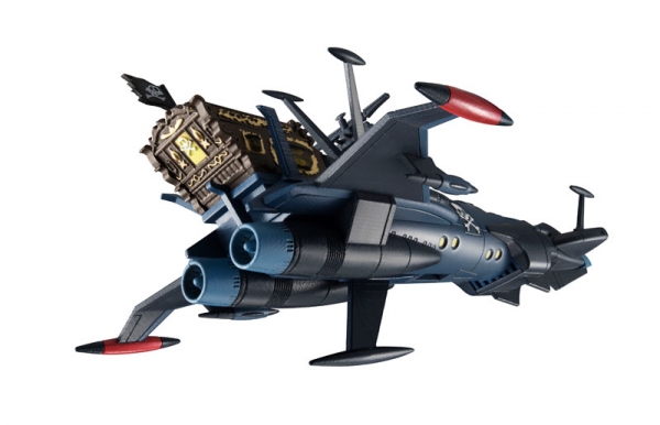 Megahouse Cosmo Fleet Special Space Pirate Captain Harlock Space Pirate Battleship Arcadia Figure - immagine 10
