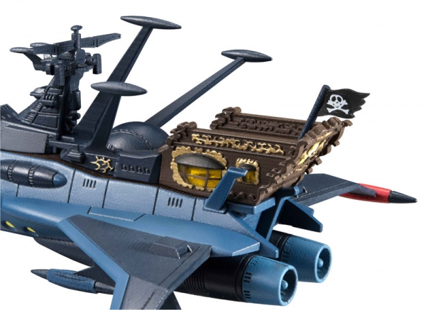Megahouse Cosmo Fleet Special Space Pirate Captain Harlock Space Pirate Battleship Arcadia Figure - immagine 9