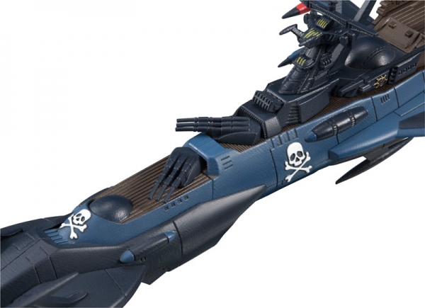 Megahouse Cosmo Fleet Special Space Pirate Captain Harlock Space Pirate Battleship Arcadia Figure - immagine 8