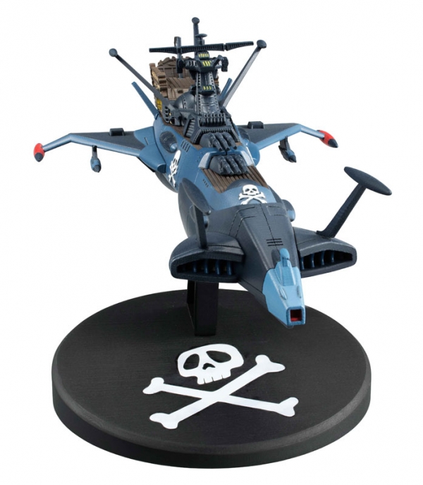 Megahouse Cosmo Fleet Special Space Pirate Captain Harlock Space Pirate Battleship Arcadia Figure - immagine 2