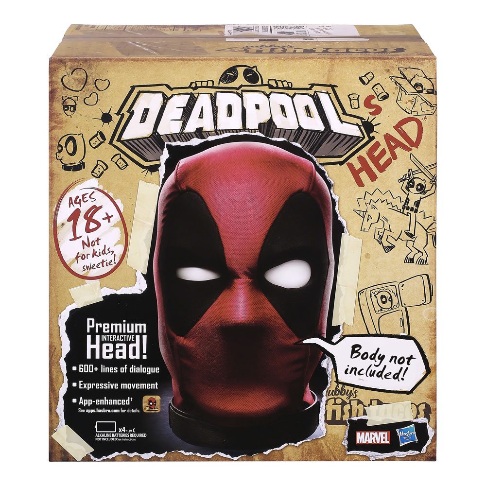 HASBRO Marvel Legends Premium - Interactive Head Deadpool's Head - immagine 2