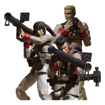 MEGAHOUSE Mobile Suit Gundam G.M.G. Action Figure 3-Pack Earth Federation Army Soldiers 10 cm
