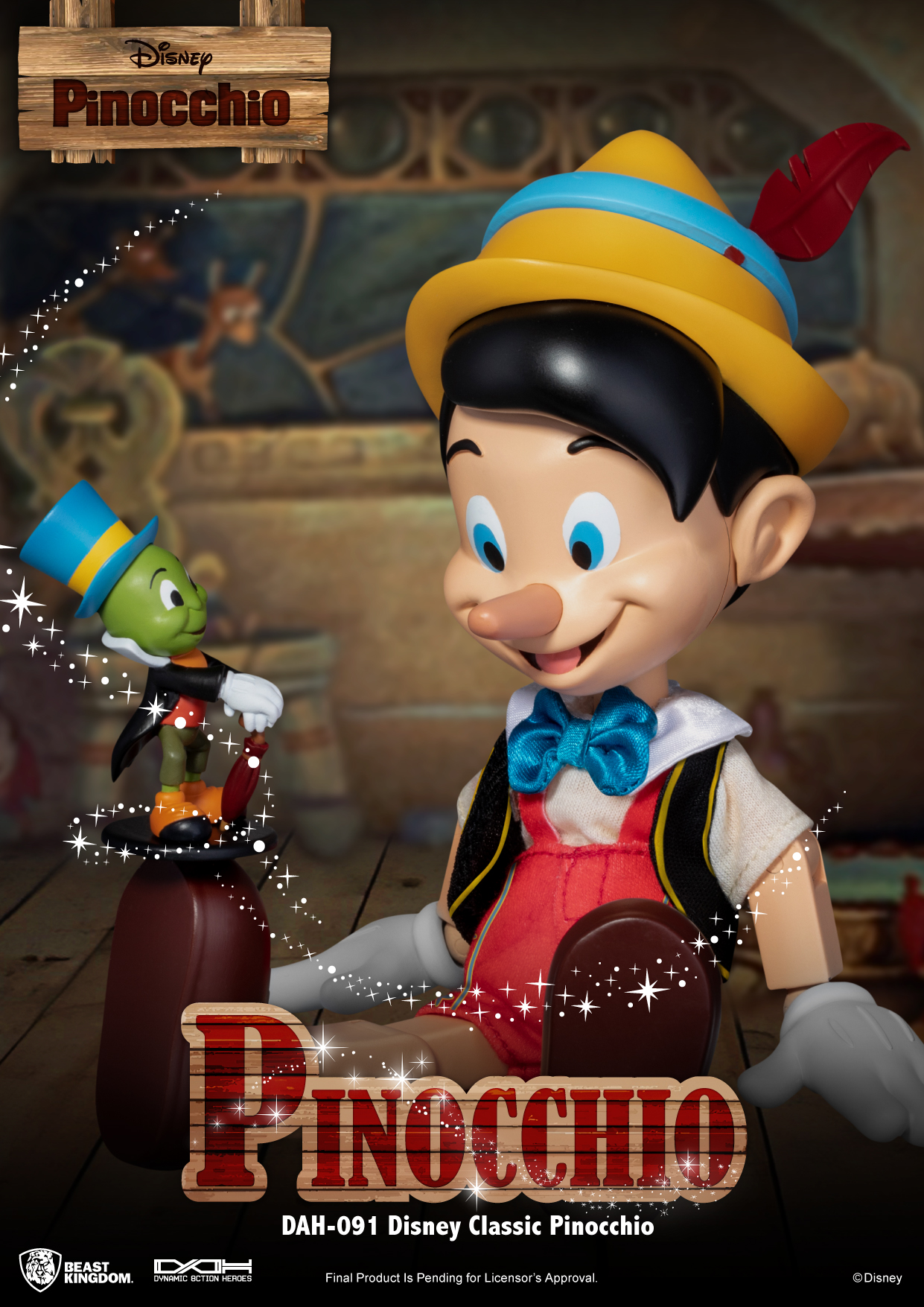 BEAST KINGDOM PINOCCHIO DAH ACTION FIGURE - immagine 4