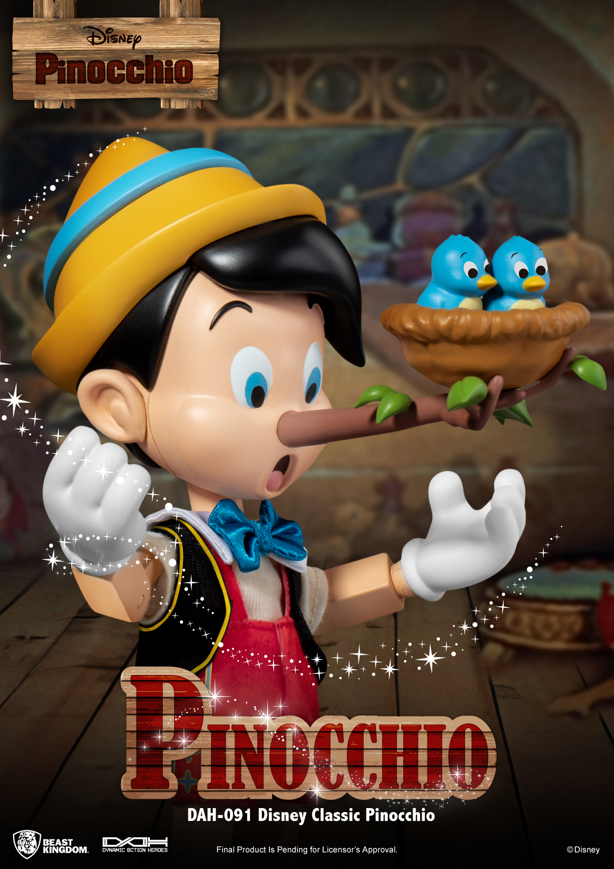 BEAST KINGDOM PINOCCHIO DAH ACTION FIGURE - immagine 5