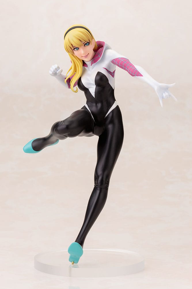 KOTOBUKIYA Marvel Bishoujo PVC Statue 1/7 - Spider-Gwen Renewal Package Ver. 22 cm - immagine 3