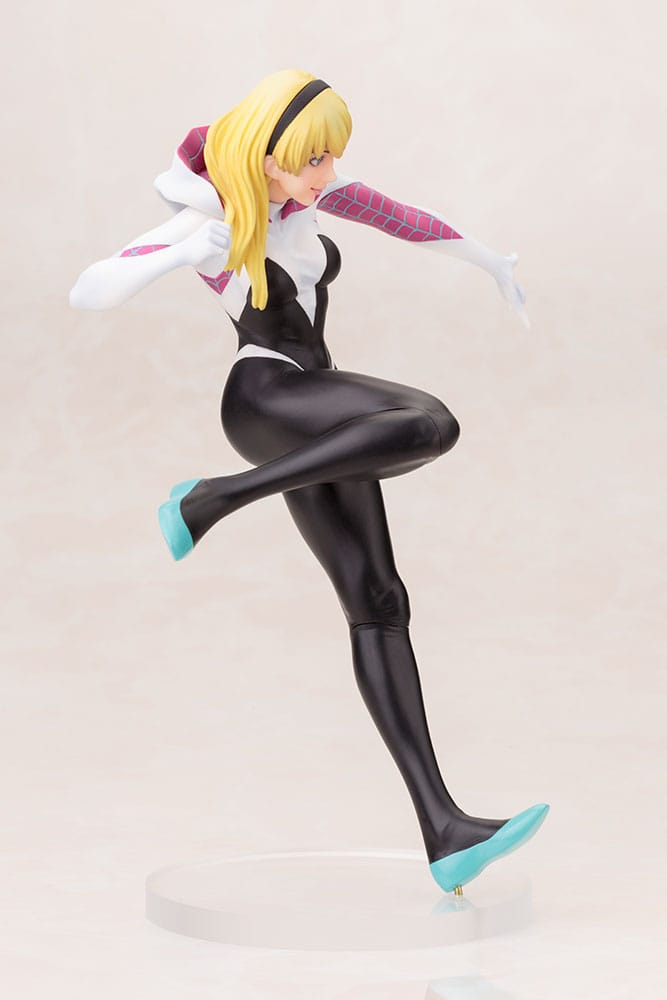 KOTOBUKIYA Marvel Bishoujo PVC Statue 1/7 - Spider-Gwen Renewal Package Ver. 22 cm - immagine 4