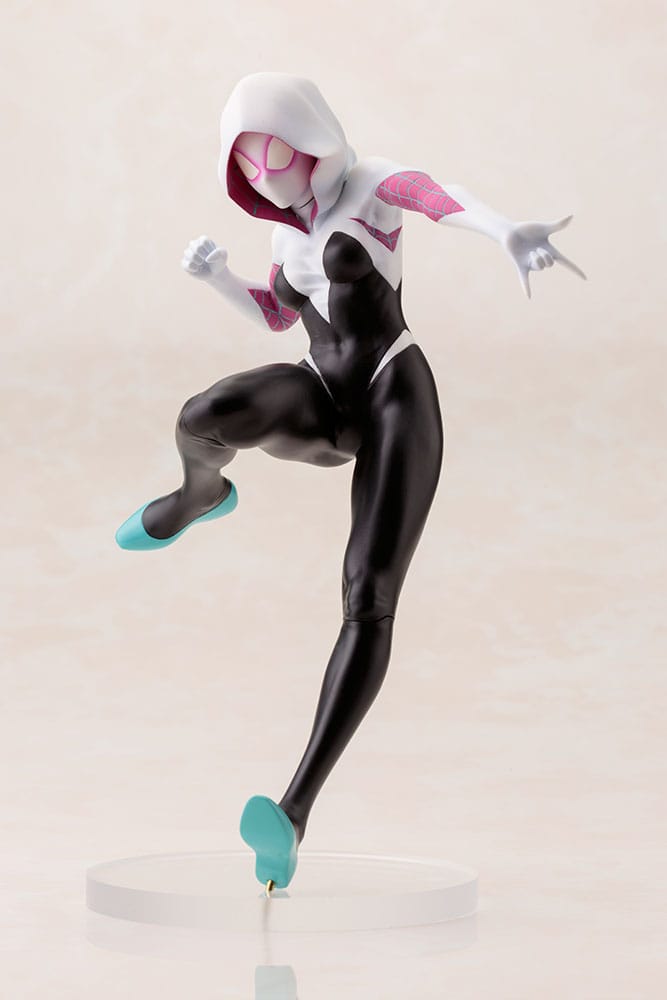 KOTOBUKIYA Marvel Bishoujo PVC Statue 1/7 - Spider-Gwen Renewal Package Ver. 22 cm - immagine 8
