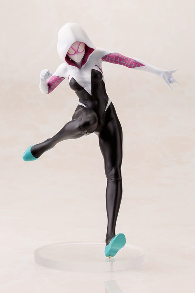 KOTOBUKIYA Marvel Bishoujo PVC Statue 1/7 - Spider-Gwen Renewal Package Ver. 22 cm - immagine 9