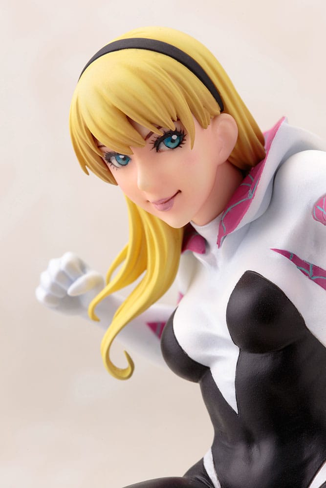 KOTOBUKIYA Marvel Bishoujo PVC Statue 1/7 - Spider-Gwen Renewal Package Ver. 22 cm - immagine 13