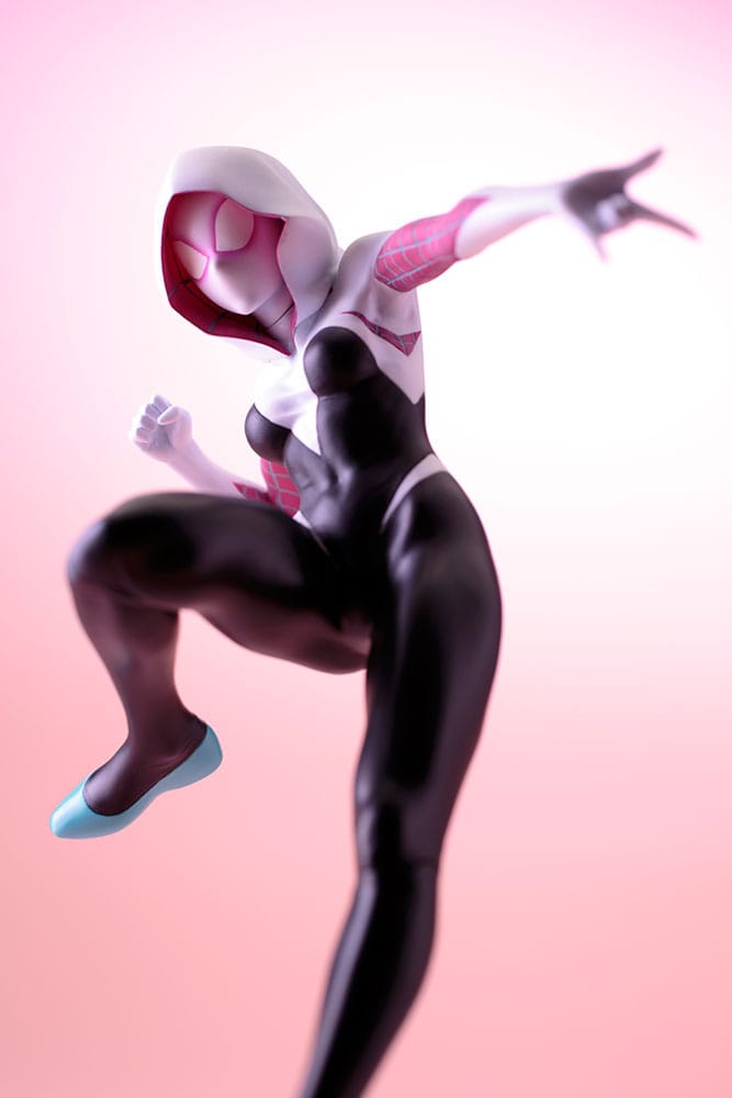 KOTOBUKIYA Marvel Bishoujo PVC Statue 1/7 - Spider-Gwen Renewal Package Ver. 22 cm - immagine 15