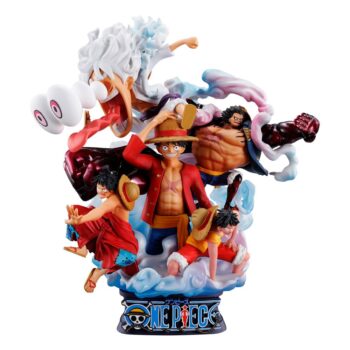 MEGAHOUSE One Piece Petitrama DX PVC Mini Statue Logbox Re Birth Luffy Special Vol. 02 15 cm