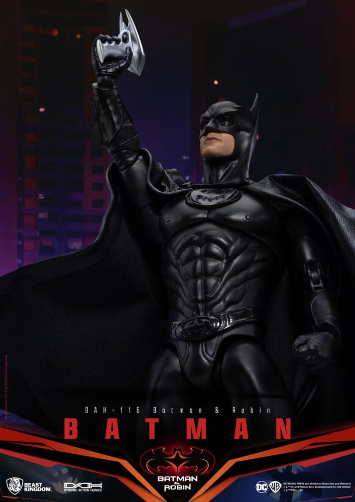 BEAST KINGDOM DC Comics Dynamic 8ction Heroes Action Figure 1/9 - Batman (Batman & Robin) 21 cm - immagine 5