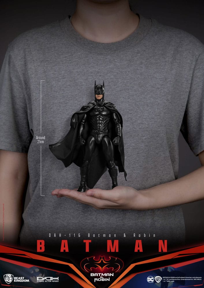 BEAST KINGDOM DC Comics Dynamic 8ction Heroes Action Figure 1/9 - Batman (Batman & Robin) 21 cm - immagine 7