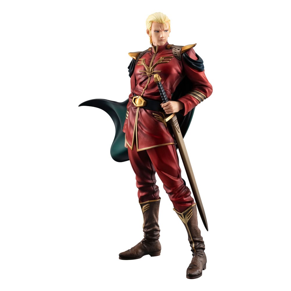 MEGAHOUSE Mobile Suit Gundam GGG Statue - Char´s Counterattack: General Char Aznable 22 cm - immagine 2