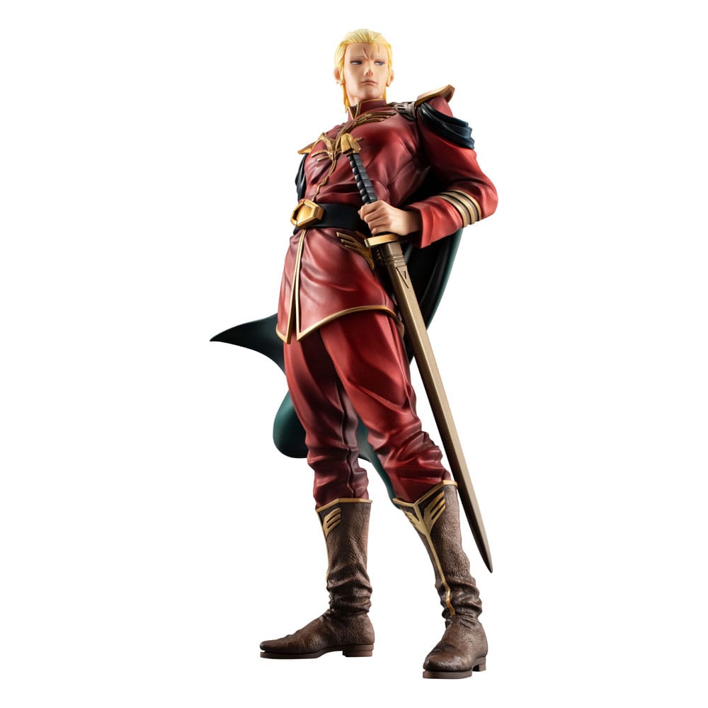 MEGAHOUSE Mobile Suit Gundam GGG Statue - Char´s Counterattack: General Char Aznable 22 cm - immagine 3