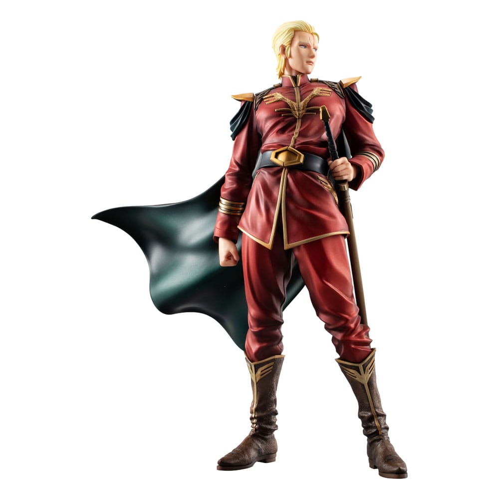 MEGAHOUSE Mobile Suit Gundam GGG Statue - Char´s Counterattack: General Char Aznable 22 cm - immagine 4