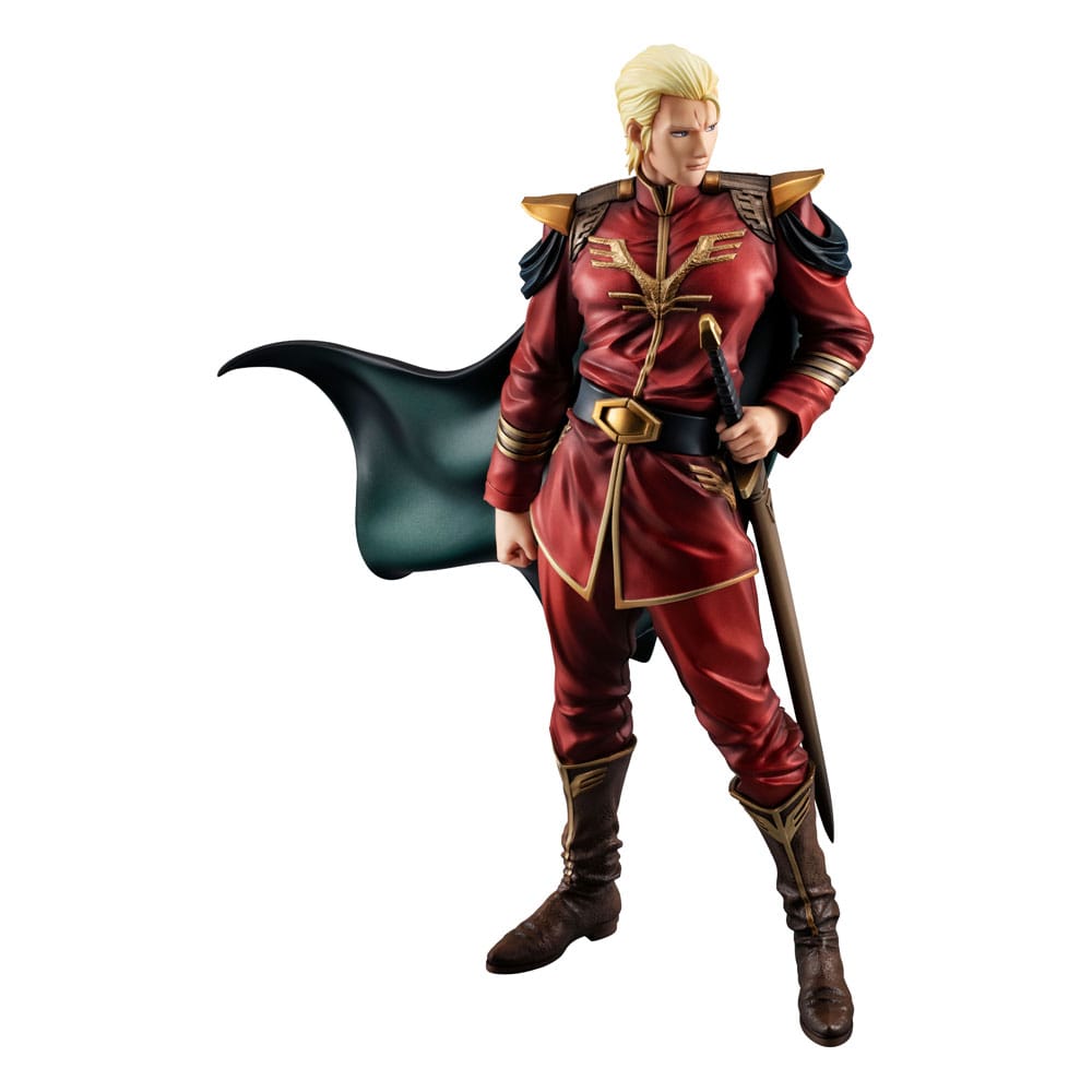 MEGAHOUSE Mobile Suit Gundam GGG Statue - Char´s Counterattack: General Char Aznable 22 cm - immagine 6