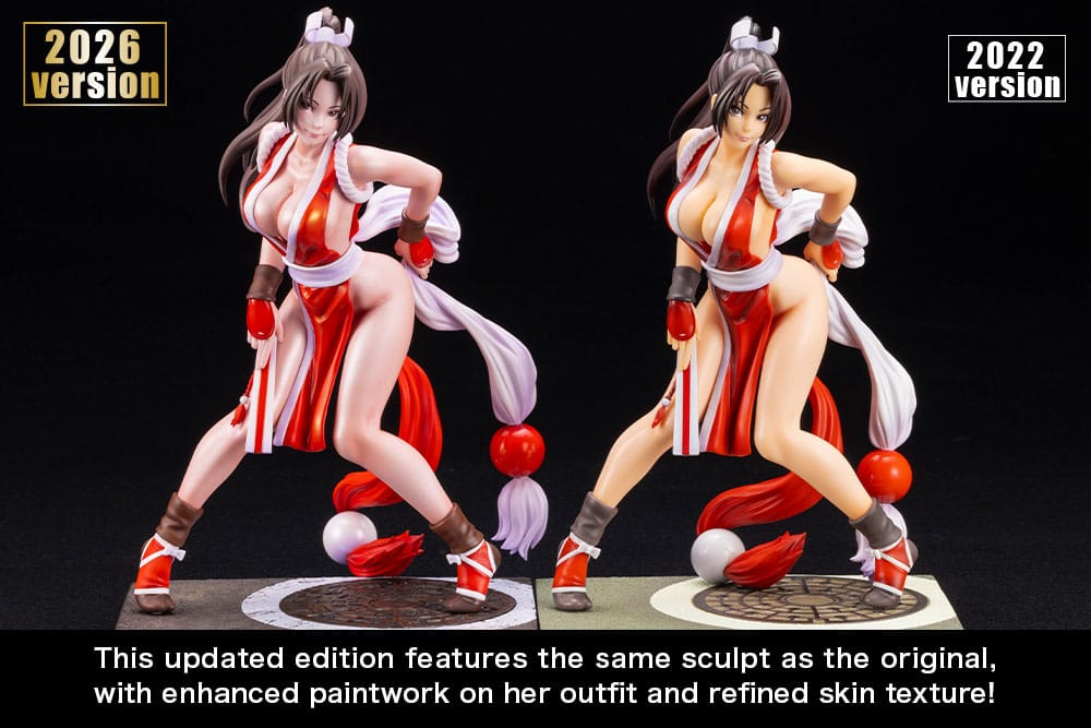 KOTOBUKIYA The King of Fighters '98 Bishoujo PVC Statue 1/7 - SNK Mai Shiranui EX 21 cm - immagine 9