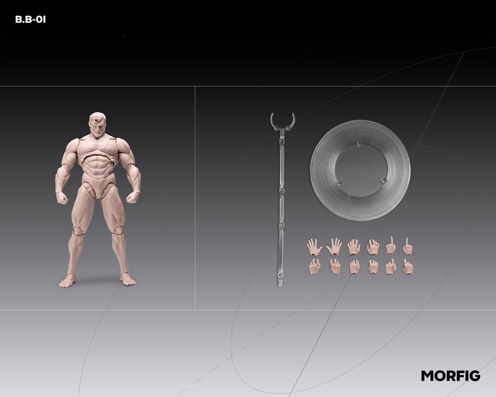 Queen Studios - Inart Action Figure 1/12 - Blank Male Body Skintone 17 cm