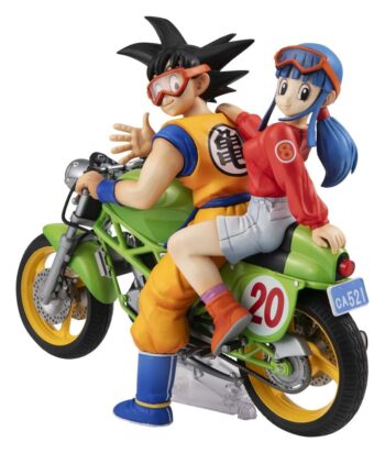 MEGAHOUSE Dragon Ball Z Desktop Real McCoy PVC Figure 05 - Son Goku & Chichi Limited Repeat Ver. 15 cm