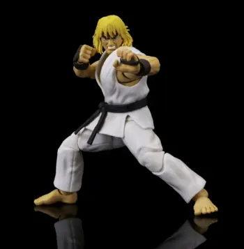 JADA TOYS - Street Fighter II Action Figure 1/12 - Ken Player 2 White Ver.