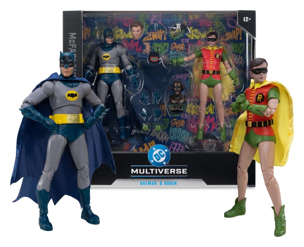 McFarlane Toys - Batman Classic TV Series DC Multiverse McFarlane Collector Edition Action Figure 2-Pack - Batman and Robin 18 cm - immagine 7