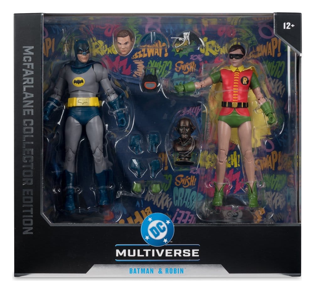 McFarlane Toys - Batman Classic TV Series DC Multiverse McFarlane Collector Edition Action Figure 2-Pack - Batman and Robin 18 cm - immagine 10