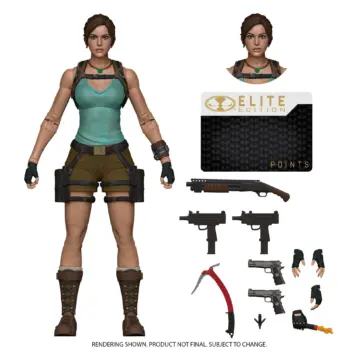 McFarlane Toys - Tomb Raider: Legacy Of Atlantis Elite Action Figure - Lara Croft DELUXE 17 cm