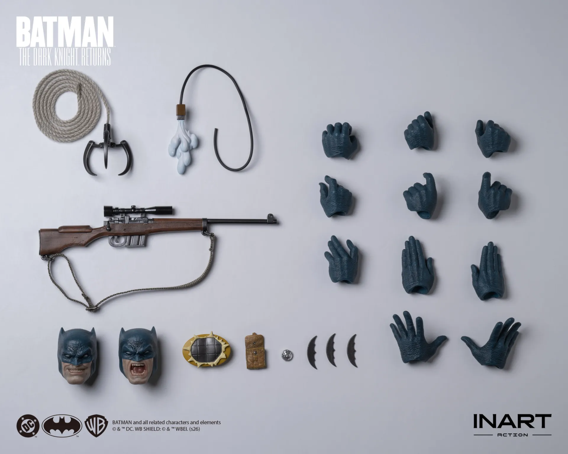 INART Batman - The Dark Knight Returns - Blue Suit 1/12 Action Figure - immagine 15