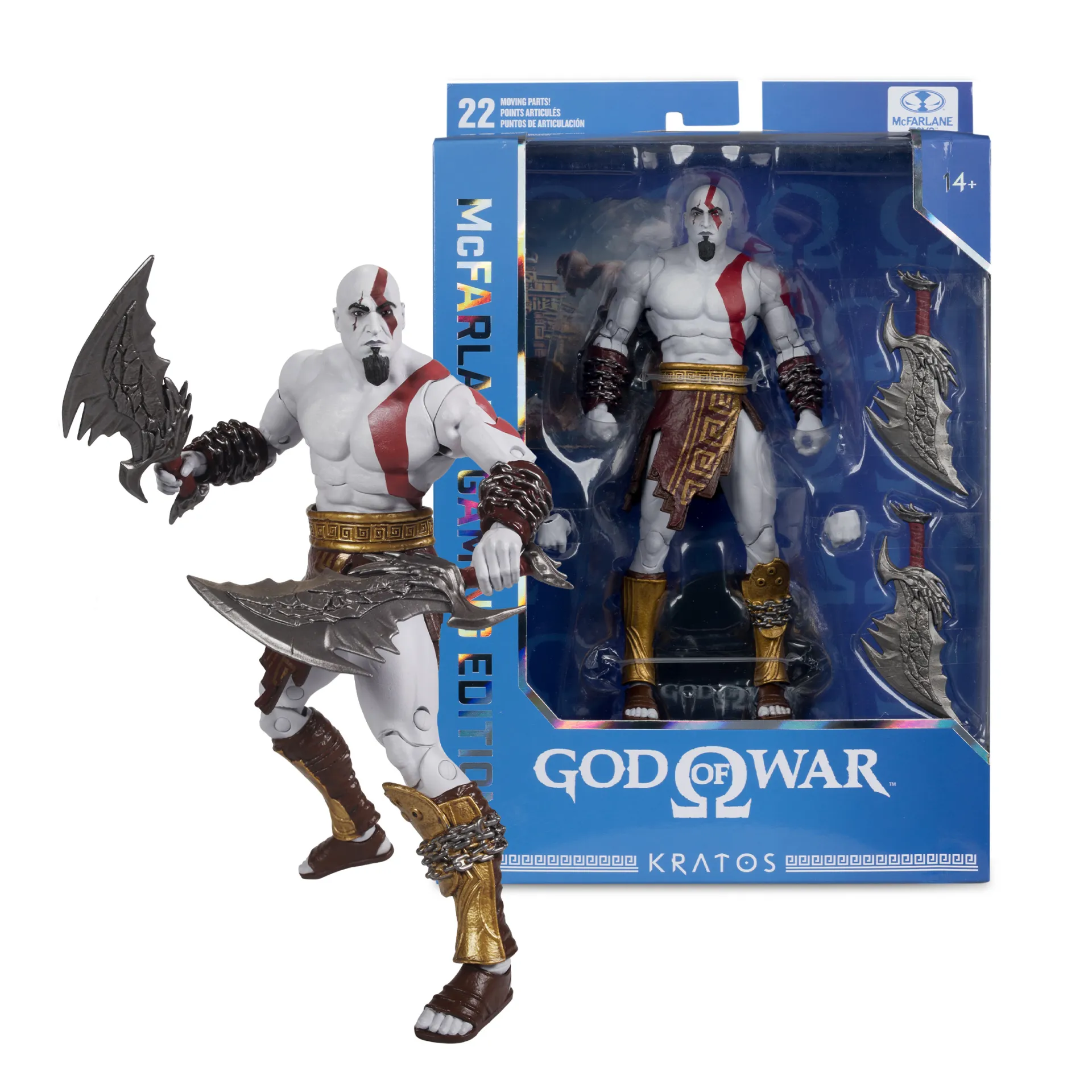 McFarlane Toys - God of War McFarlane Gaming Edition Action Figure - Kratos 18 cm - immagine 5