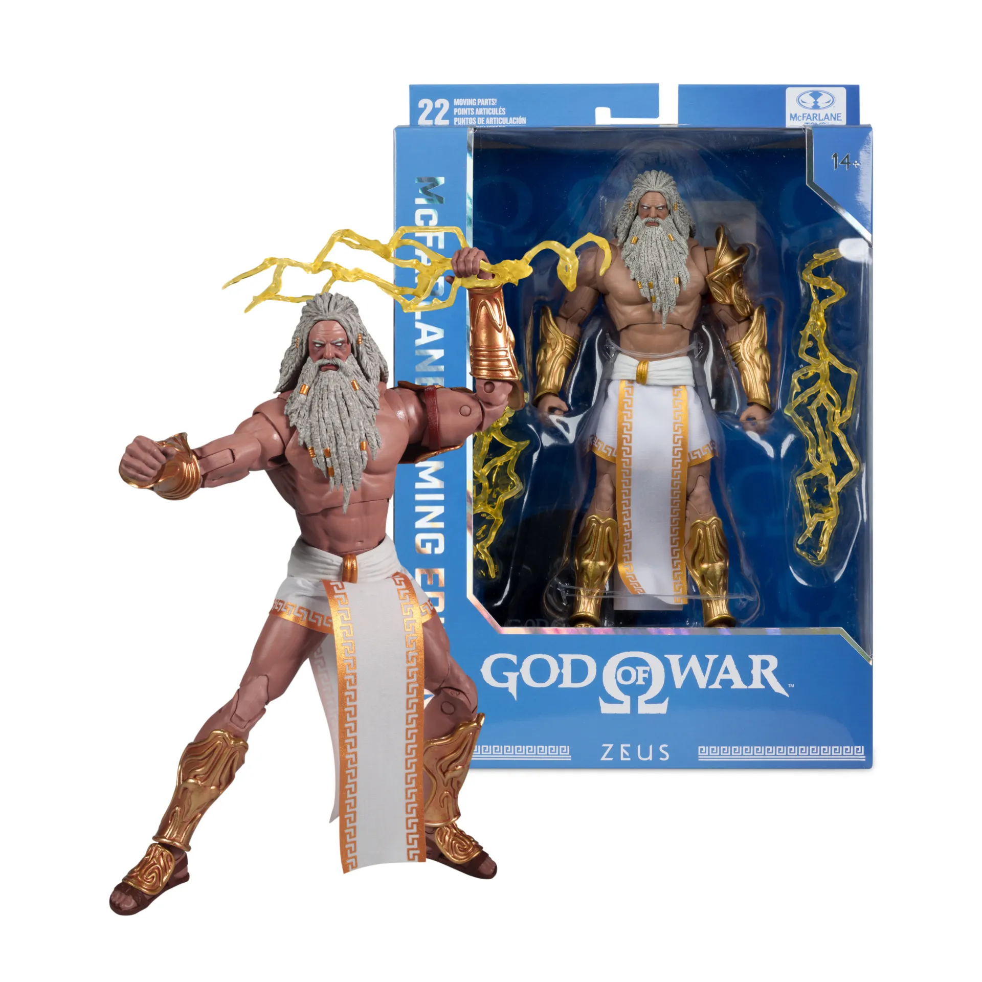 McFarlane Toys - God of War McFarlane Gaming Edition Action Figure - Zeus 18 cm - immagine 4