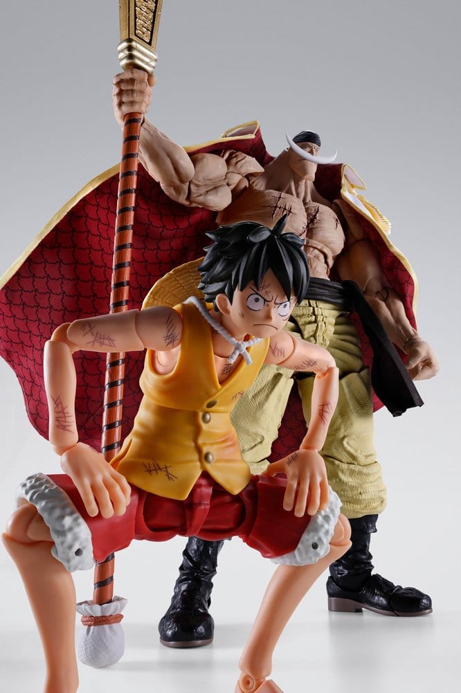 BANDAI One Piece S.H.Figuarts Action Figure - Edward Newgate -Marineford- 25 cm - immagine 7