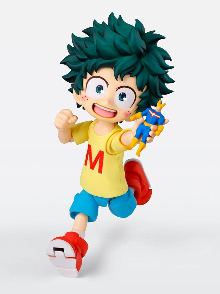 BANDAI My Hero Academia S.H.Figuarts Action Figure - Izuku Midoriya & Katsuki Bakugo -Childhood Set- 9 cm - immagine 4