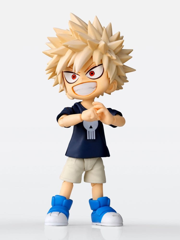 BANDAI My Hero Academia S.H.Figuarts Action Figure - Izuku Midoriya & Katsuki Bakugo -Childhood Set- 9 cm - immagine 5