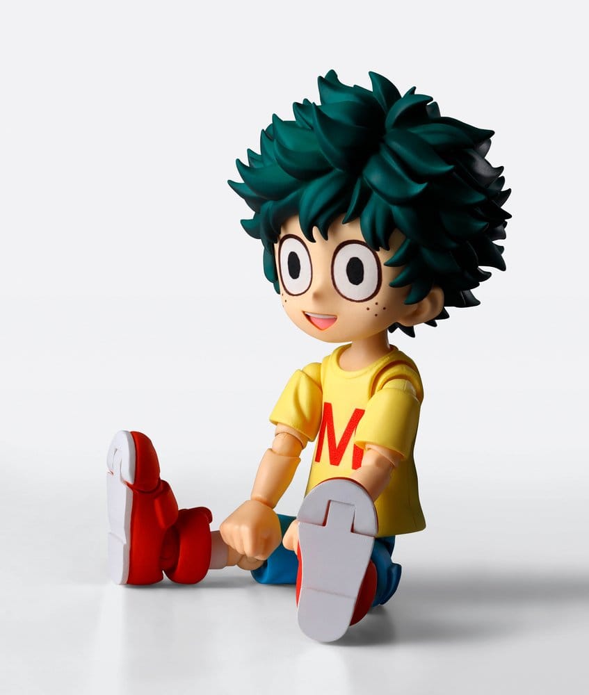 BANDAI My Hero Academia S.H.Figuarts Action Figure - Izuku Midoriya & Katsuki Bakugo -Childhood Set- 9 cm - immagine 6
