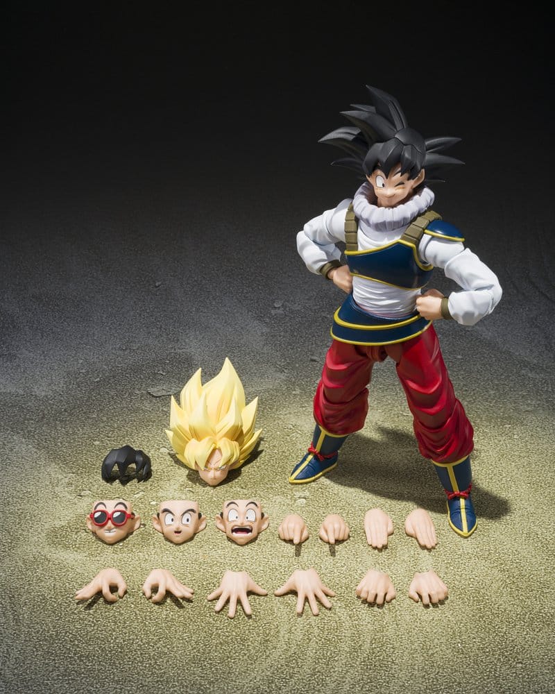 BANDAI Dragon Ball Z S.H.Figuarts Action Figure - Son Goku (Return to Earth) 15 cm - immagine 8