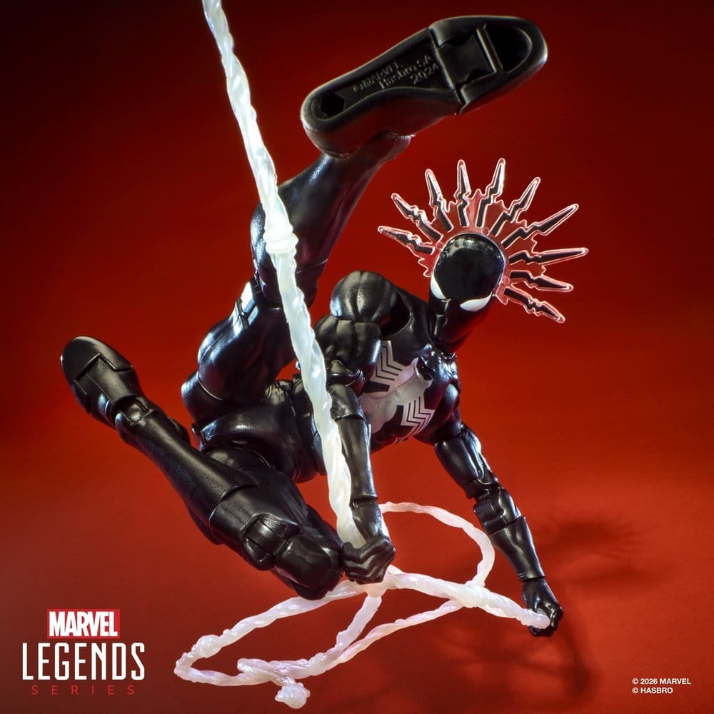 HASBRO Marvel Legends Maximum Series Action Figure - Symbiote Spider-Man 15 cm - immagine 5