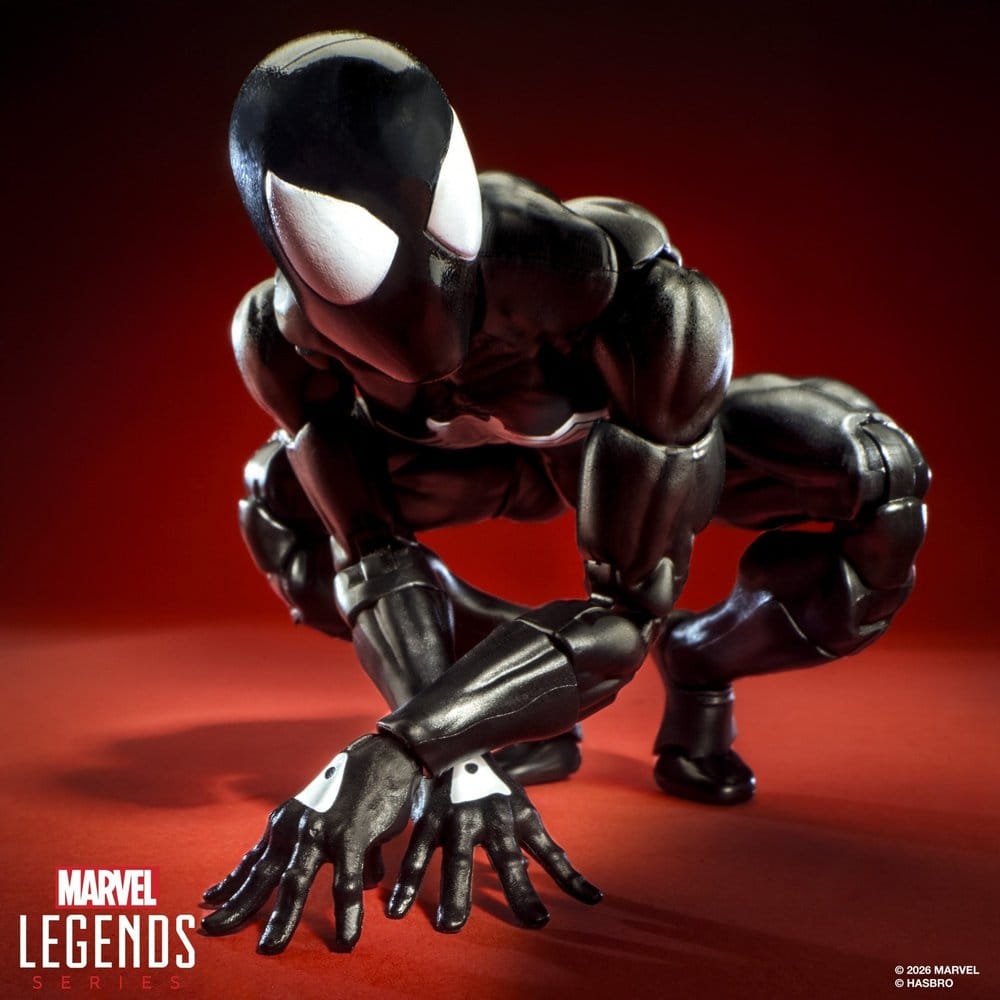 HASBRO Marvel Legends Maximum Series Action Figure - Symbiote Spider-Man 15 cm - immagine 8